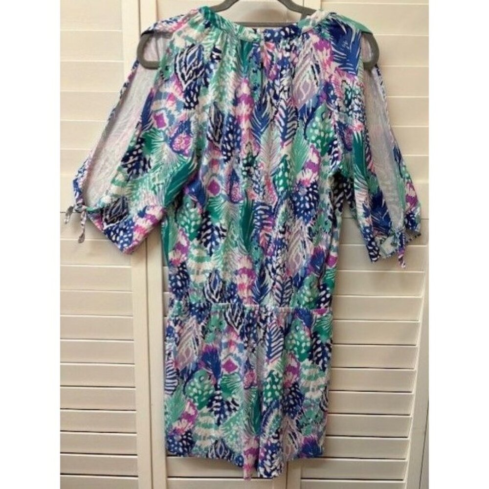 Lilly Pulitzer‎ Womens Tropical Print Romper - Picture 2 of 3